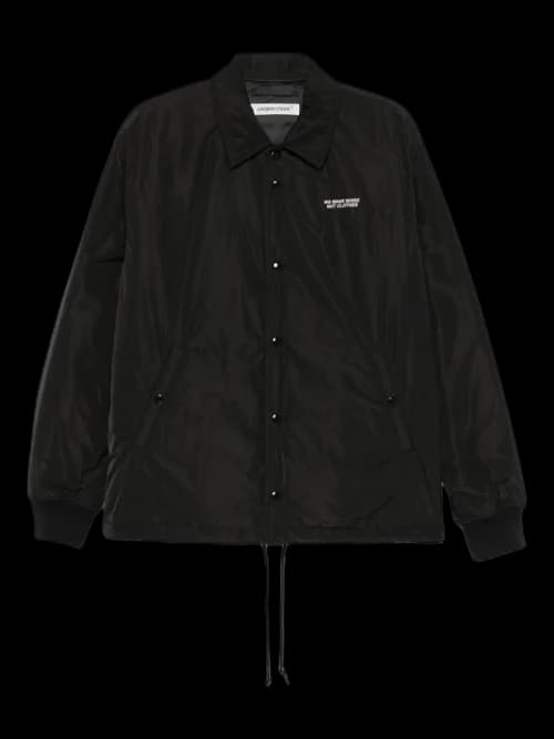 Undercover BloUSon Lapel Button Closure Coat Black