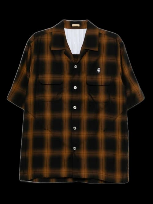 Undercover Button Up Shirt Orange