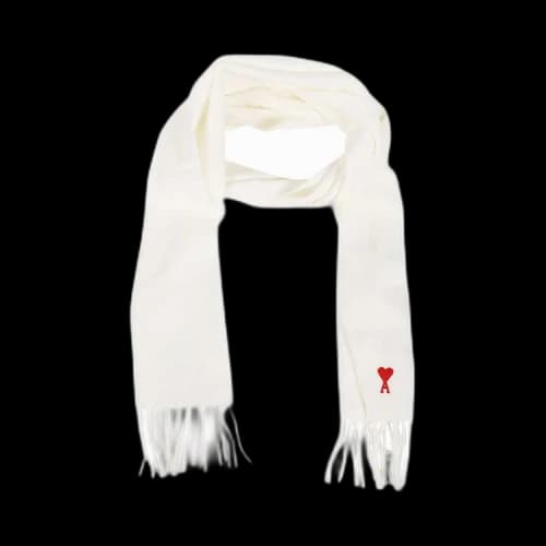 Ami Oversized Scarf 'White'