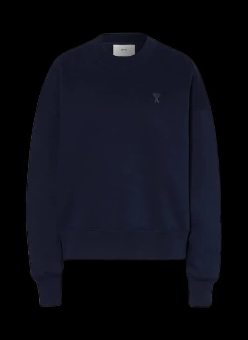 Ami Paris Logo Sweatshirt Navy
