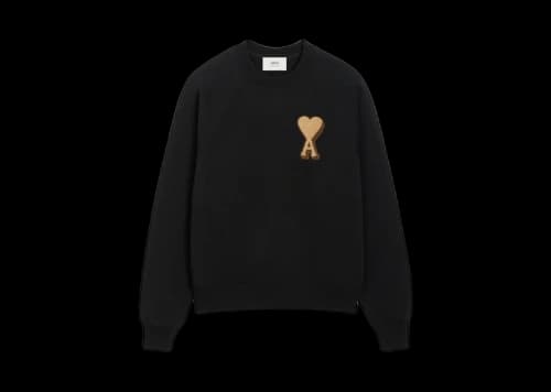 Ami Paris Ami de Coeur Hoodie Black