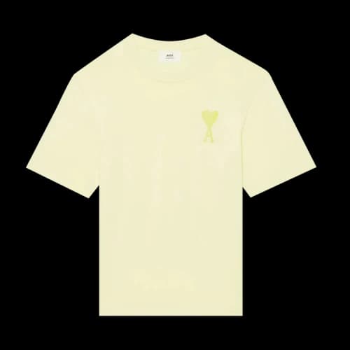Ami De Coeur T-Shirt 'Pale Yellow'