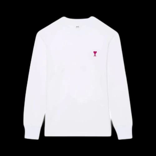 Ami Long-Sleeve T-Shirt 'White'