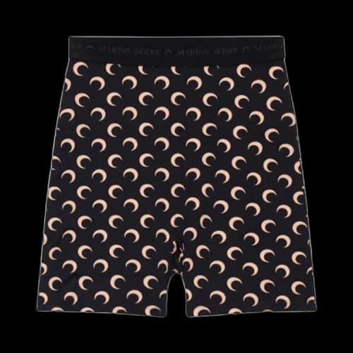 Marine Serre All Over Moon Yoga Short 'Black'