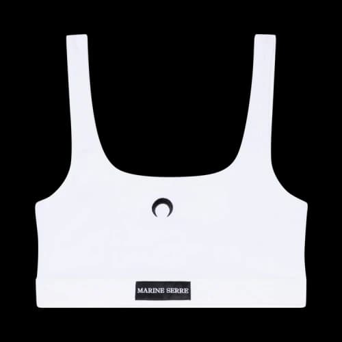 Marine Serre Organic Brassiere 'White'