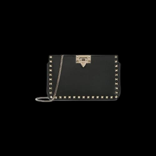 Valentino Rockstud Leather Crossbody 'Black'