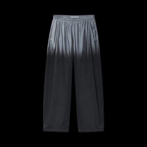 Alexander Wang Reflective Mid-Rise Track Pant 'Silver/Black'