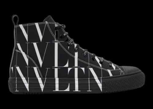 Valentino VLTN Giggies High Top Black White