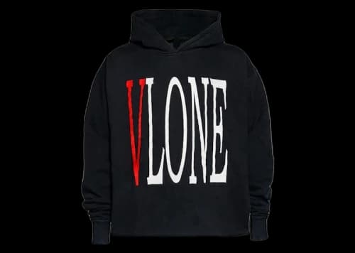 Vlone OG Staple Heavyweight Zip Hoodie Black