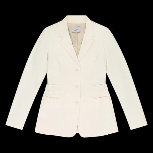 Coperni Trompe Loeil Belted Tailored Jacket 'Cream'
