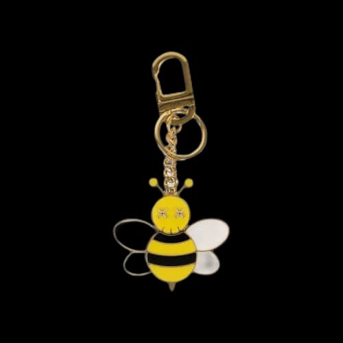Dior Homme x KAWS Bee Key Chain 'Gold'