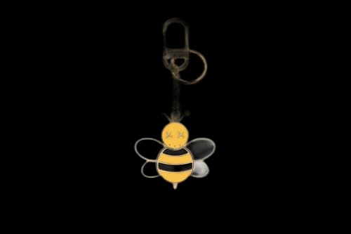 Dior x Kaws Bee Key Ring Yellow