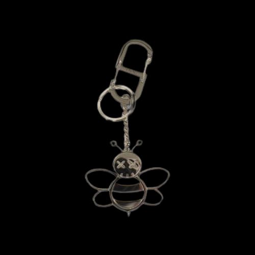 Dior Homme x KAWS Metal Openworked Bee Key Chain 'Silver'