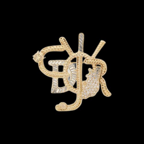 Dior x Cactus Jack Brooch 'Gold'