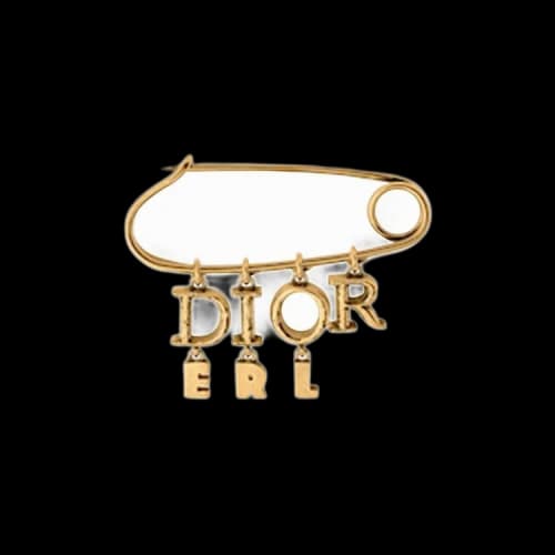 Dior x ERL Brooch 'Gold'