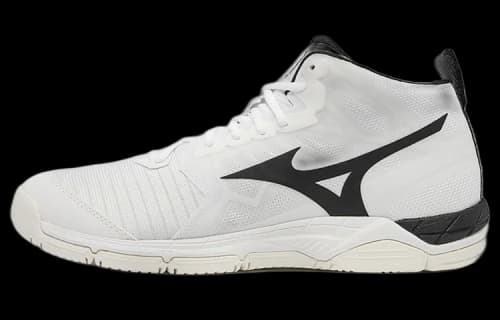 Mizuno Wave Super Sonic 2 Mid 'White Black'