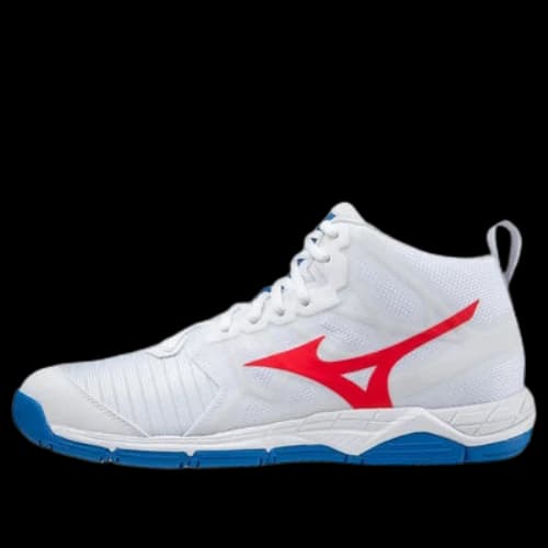 Mizuno Wave Supersonic 2 Mid 'White Red'