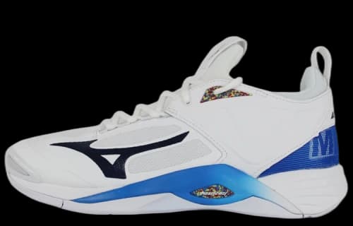 Mizuno Wave Momentum 2 'White Black Blue'