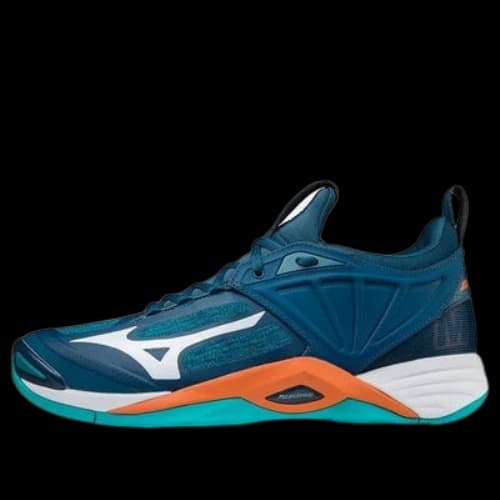 Mizuno Wave Momentum 2 'Blue White Orange'
