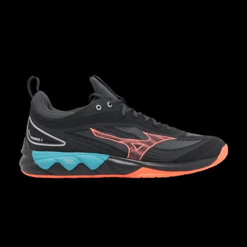 Mizuno Wave Luminous 3 Black Neon Flame Peacock Blue