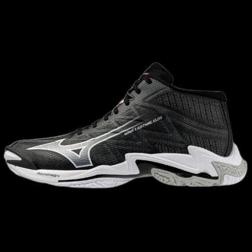 Mizuno Wave Lightning Elite Mid 'Black White'