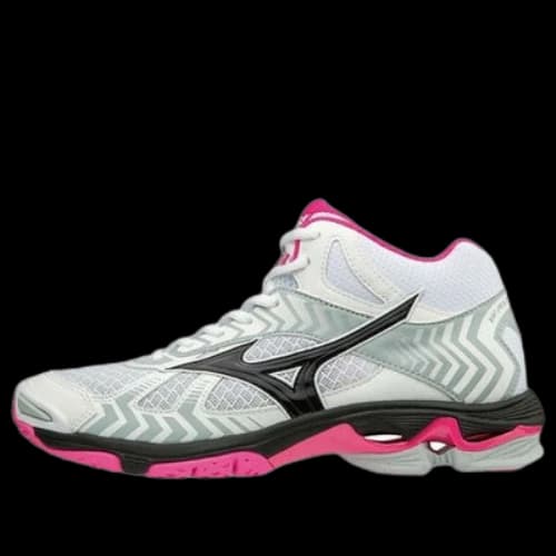 Mizuno Wave Bolt 7 Mid 'White Pink' (Women's)