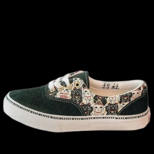 Vans Era Maneki Neko Black And White