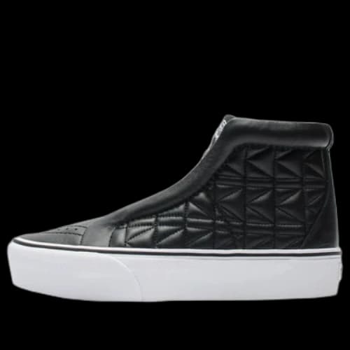 Vans SK8-Hi Laceless Platform Karl Lagerfeld Quilt 'Black White'