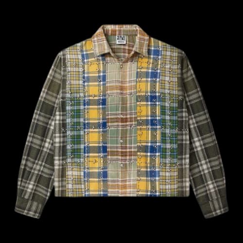 Vale Forever Earth Day Flannel 'Green/Patchwork'