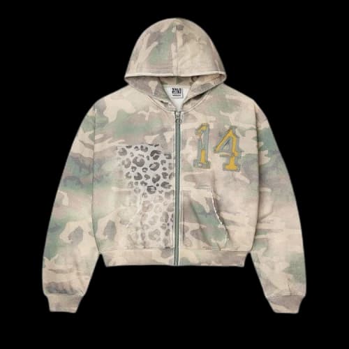 Vale Forever Cheetah Camo Zip Up 'Leopard/Camo'