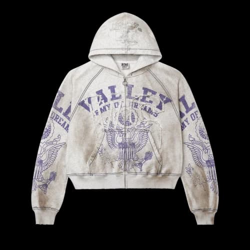 Vale Forever Army Zip Up 'Dirt/Grey'
