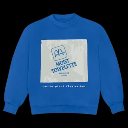 Cactus Plant Flea Market x McDonald's Moist Towelette Crewneck 'Patient'
