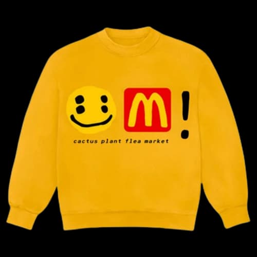 Cactus Plant Flea Market x McDonald's Icons! Crewneck 'Golden Arches'