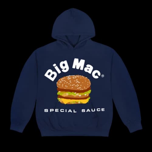 Cactus Plant Flea Market x McDonald's Team Big Mac Hoodie 'Navy'