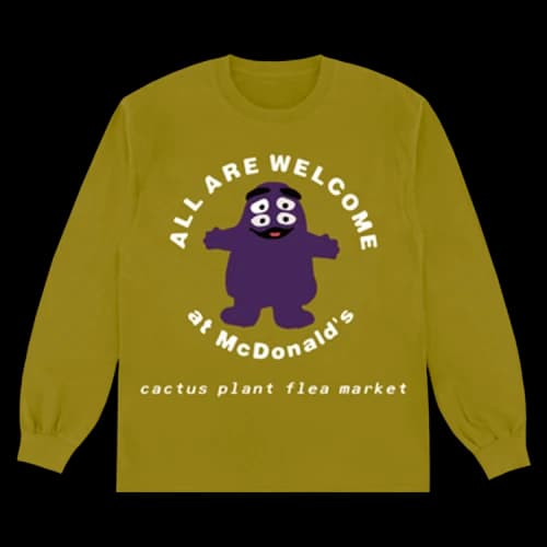 Cactus Plant Flea Market x McDonald's Grimace Long-Sleeve 'Pickle'