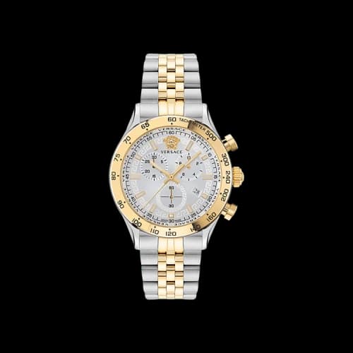 Versace Hellenyium Chrono Bracelet Watch 'Two-Tone'