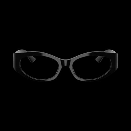 Versace Oval Glasses 'Black'