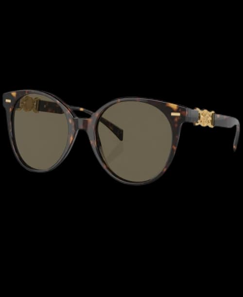 Versace Round Sunglasses Tortise (VE4442-108-3)