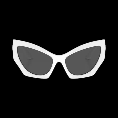Versace Cat Eye Sunglasses 'White'