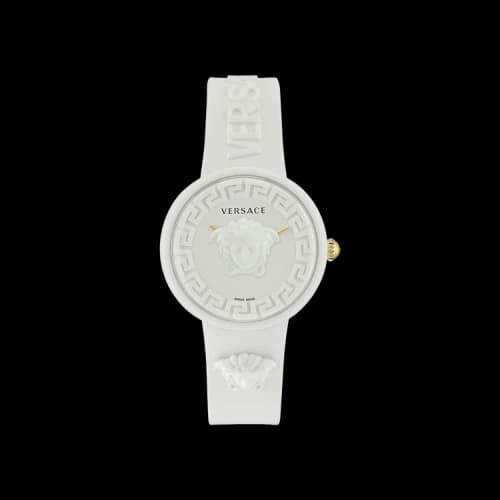Versace Medusa Pop Silicone Watch 'White'