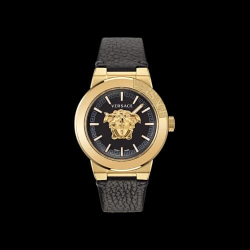 Versace Medusa Infinite Leather Watch 'Gold'