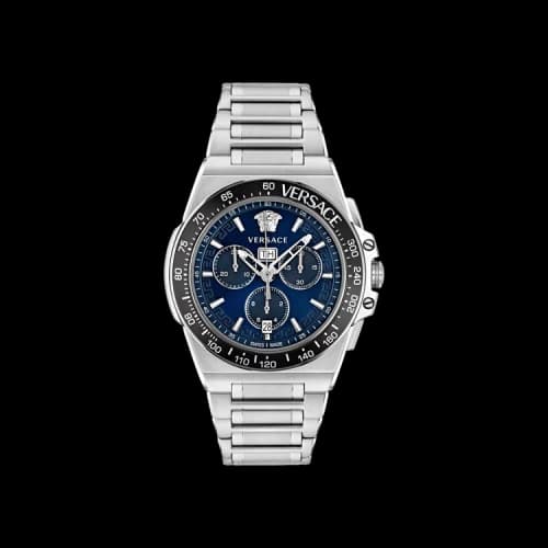 Versace Greca Extreme Chrono Bracelet Watch 'Stainless Steel'