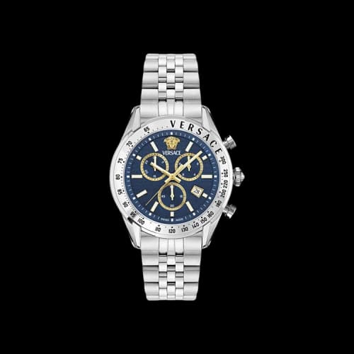 Versace Chrono Master Bracelet Watch 'Stainless Steel'