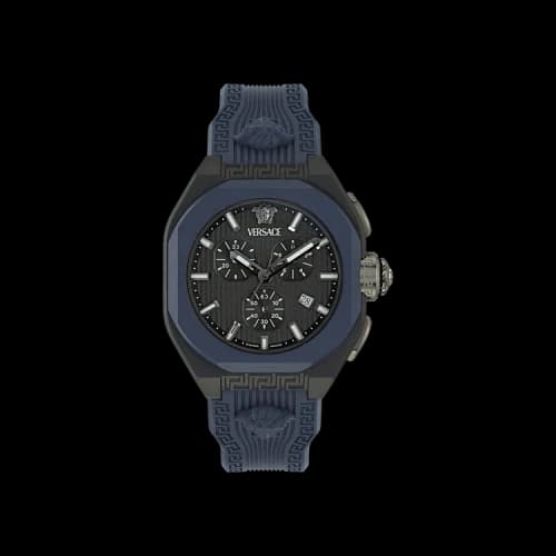 Versace V Legend Chrono Eco Ceramic Watch 'Black'