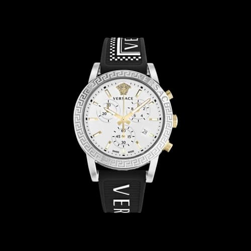 Versace Sport Tech Strap Watch 'Stainless Steel'
