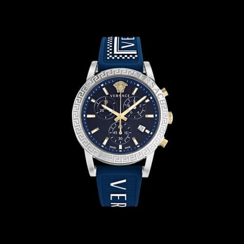 Versace Sport Tech Chronograph Watch 'Stainless Steel'