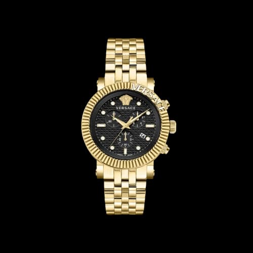 Versace V-Chrono Classic Bracelet Watch 'Gold'