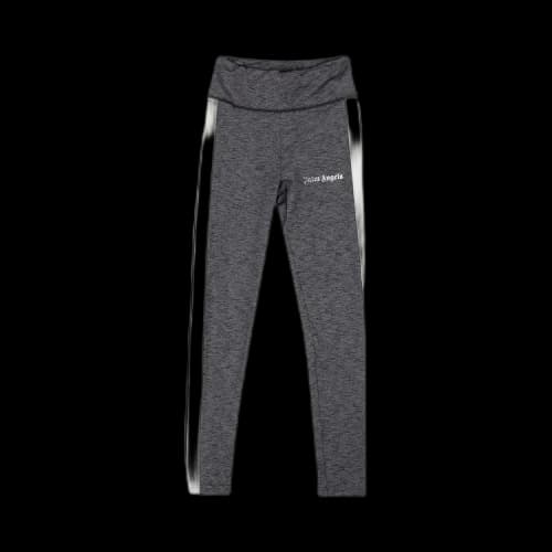Palm Angels Logo Track Leggings 'Heather Grey'