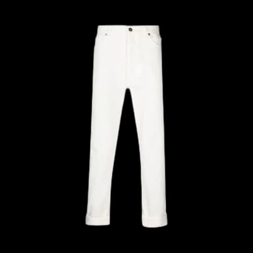 Balmain Low Crotch Jeans 'Blanc'