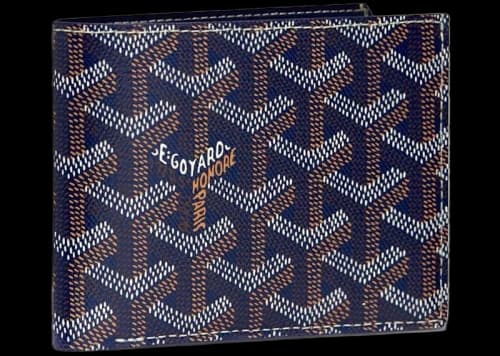 Goyard Victoire Wallet Navy Blue